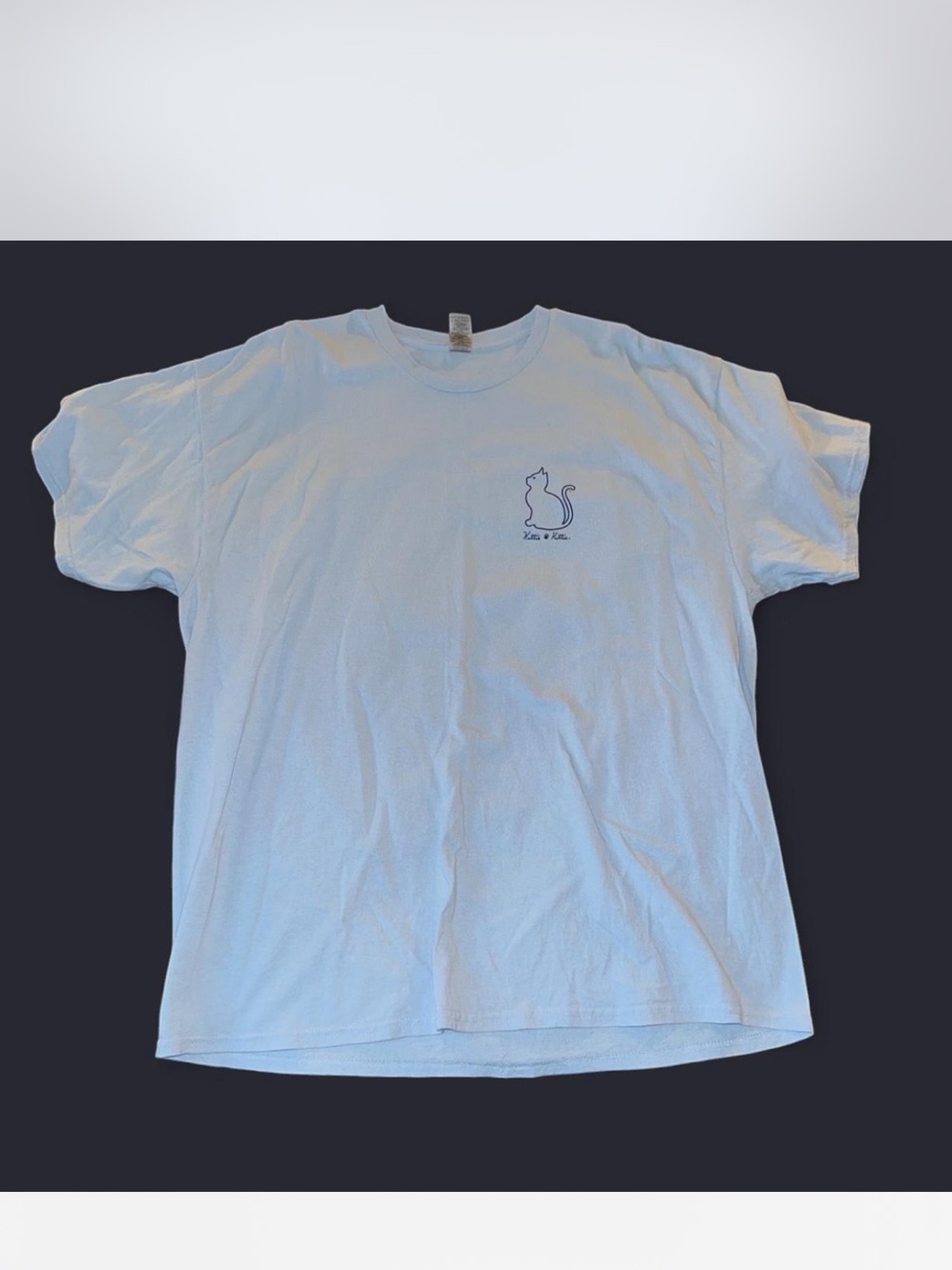 Kittie Kittie Light Blue Unisex Crewneck T-Shirt